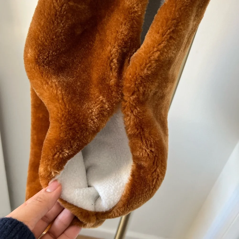 Kids Animal Vest Sleeveless Winter Hooded Girls | 8-12Y - Picture 4 of 12